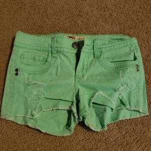 Mint Green l.e.i. Shorts Size 3